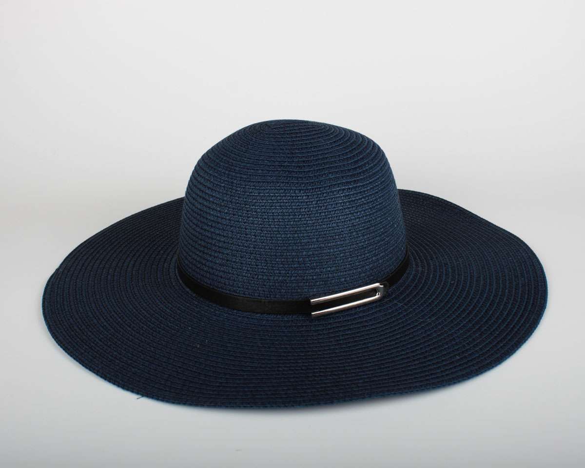 Kadın Lacivert Hasır Şapka BYN06