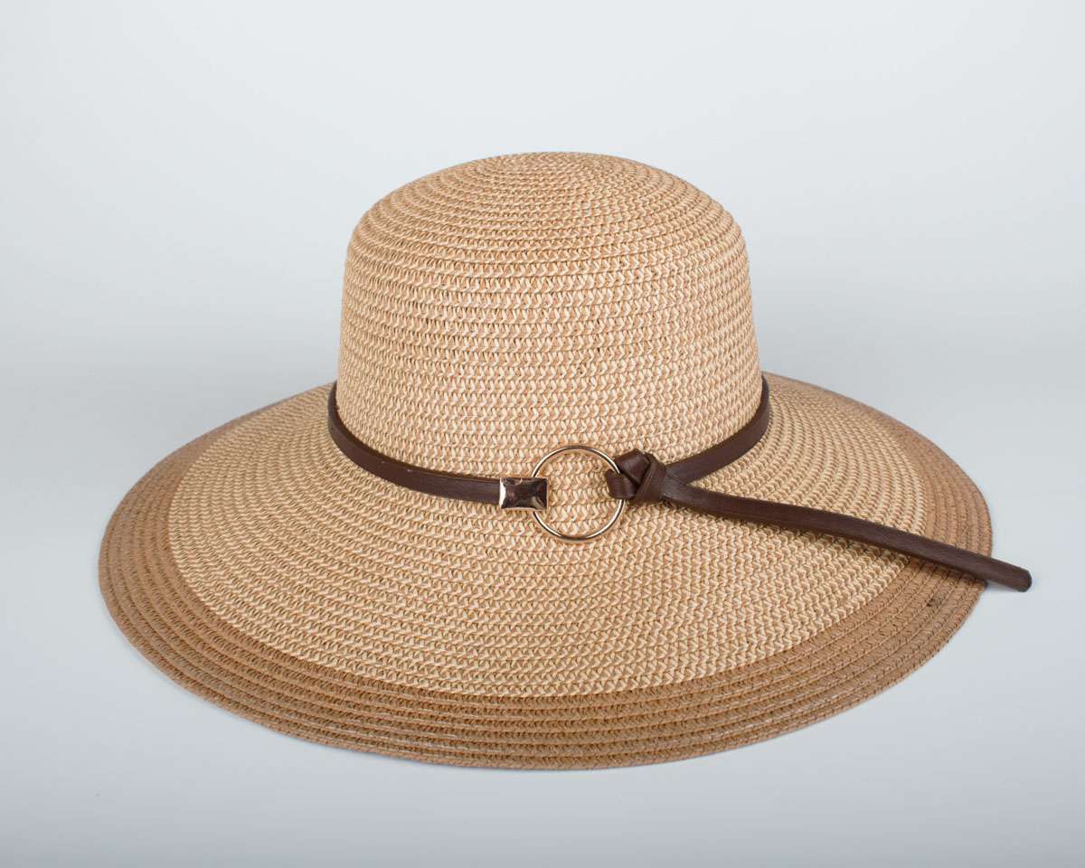 Kadın Kahverengi Hasır Şapka BYN12