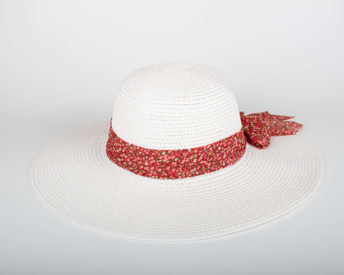 Kadın Beyaz Hasır Şapka BYN14