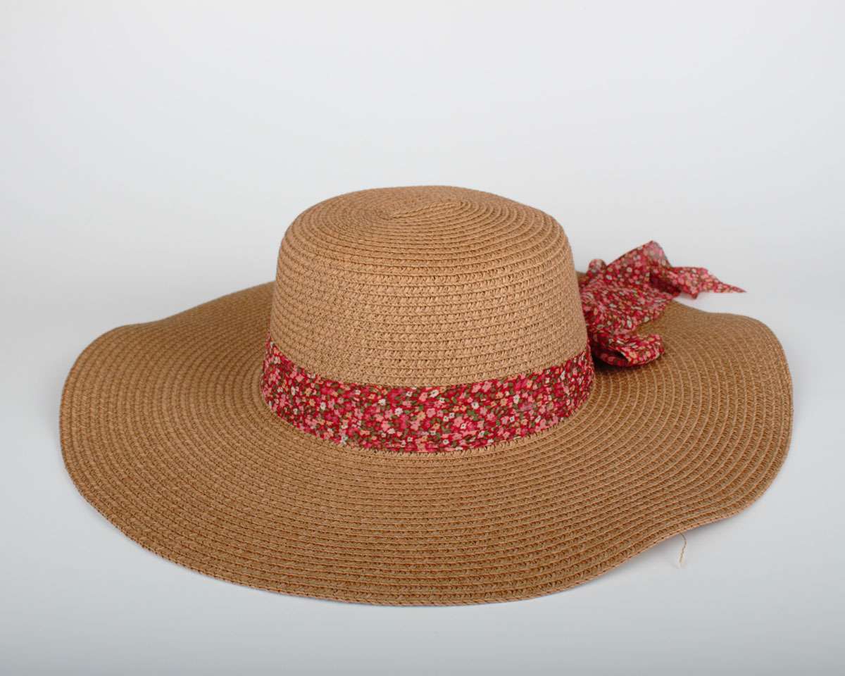 Kadın Kahverengi Hasır Şapka BYN14