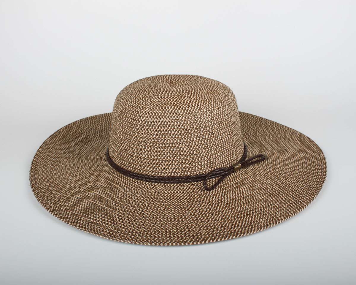Kadın Koyu Kahverengi Hasır Şapka BYN15