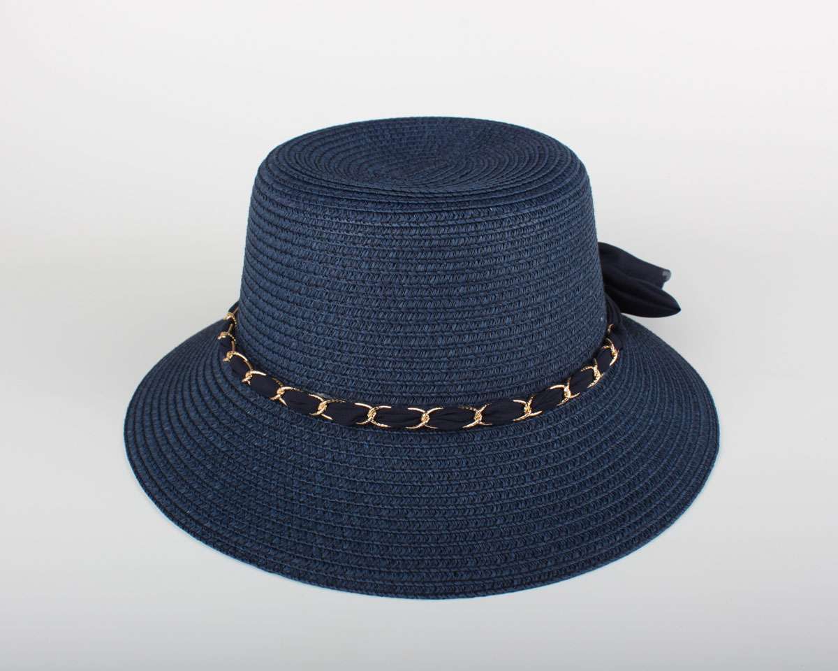 Kadın Lacivert Hasır Şapka BYN19