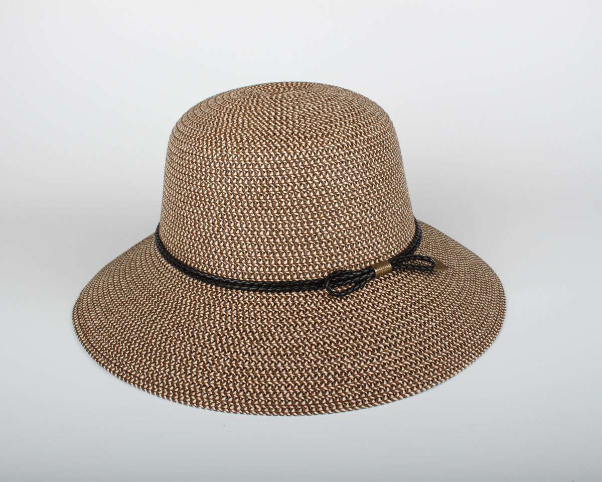 Kadın Koyu Kahverengi Hasır Şapka BYN22