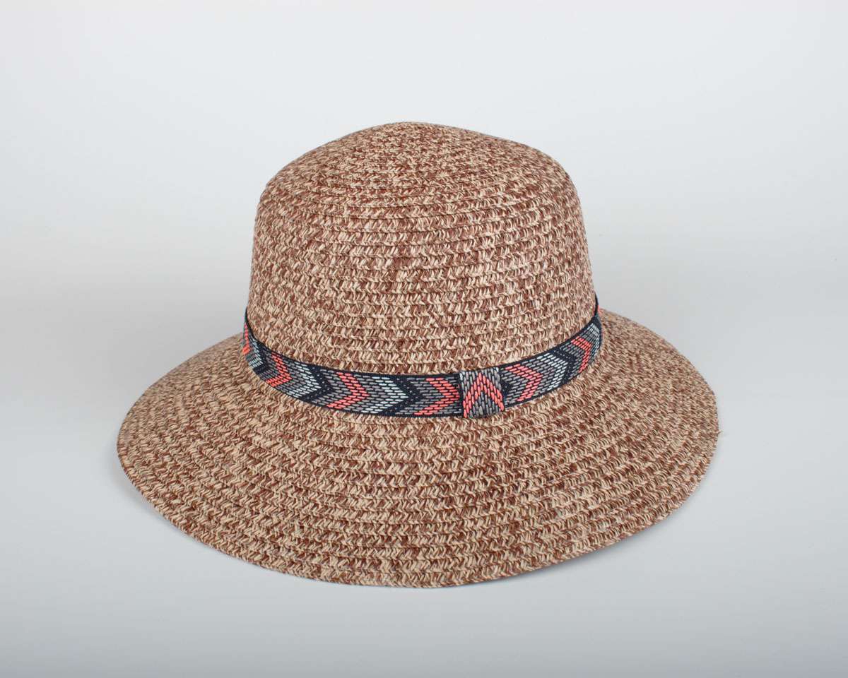 Kadın Kahverengi Hasır Şapka BYN23