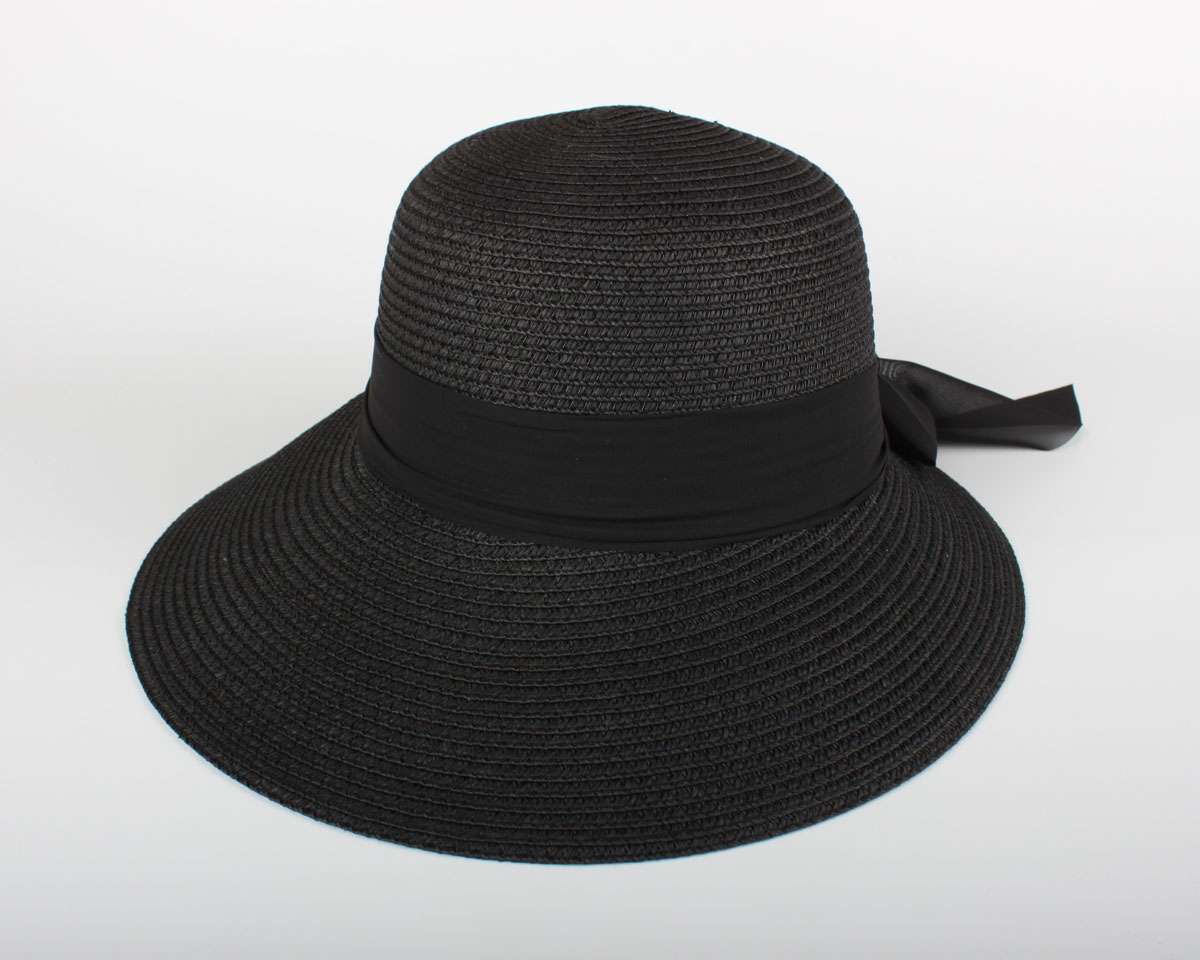 Kadın Siyah Hasır Şapka BYN33