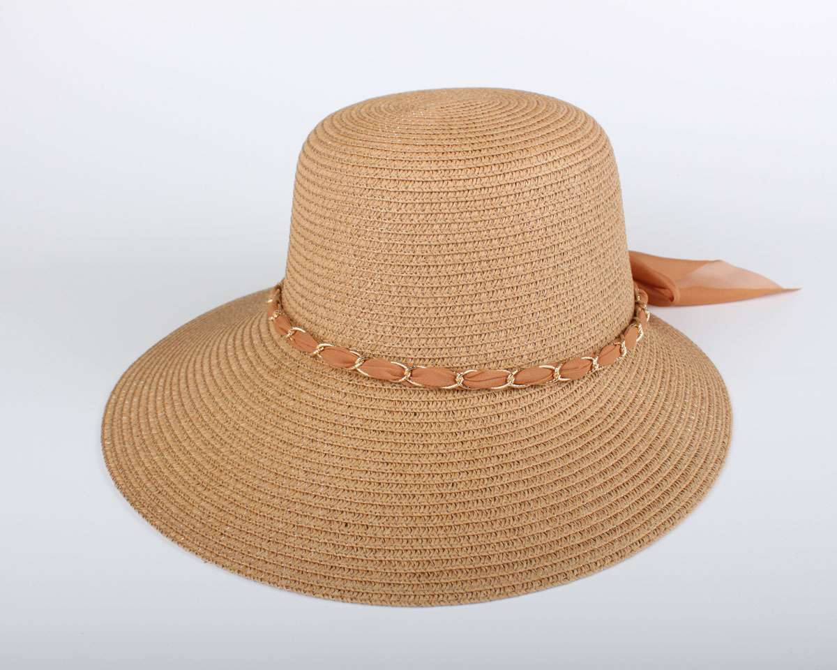 Kadın Kahverengi Hasır Şapka BYN34