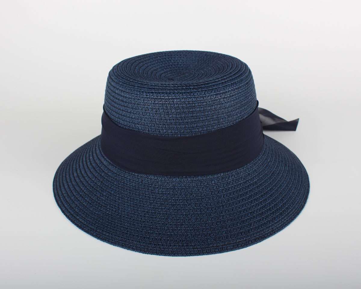 Kadın Lacivert Hasır Şapka BYN35
