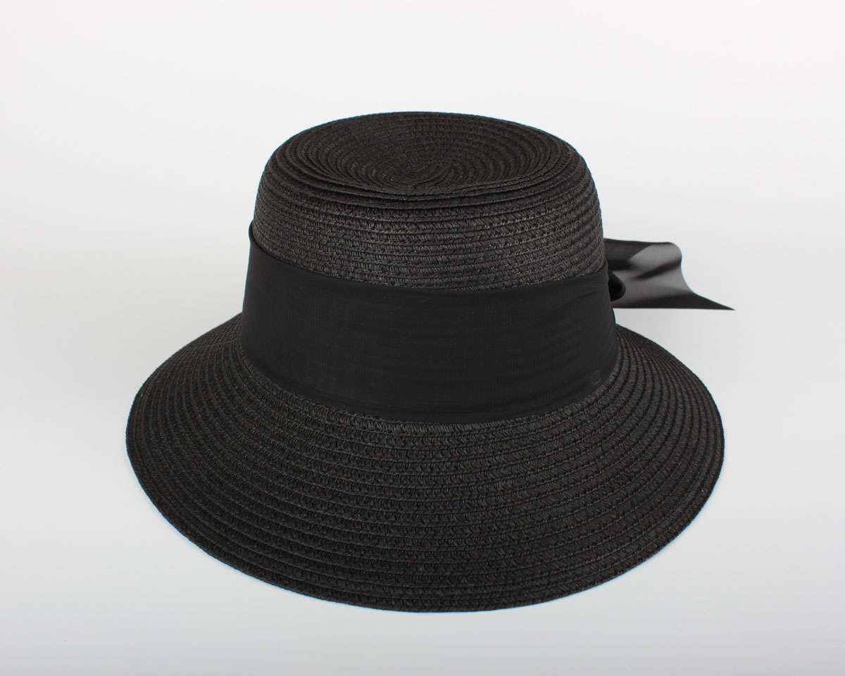 Kadın Siyah Hasır Şapka BYN35