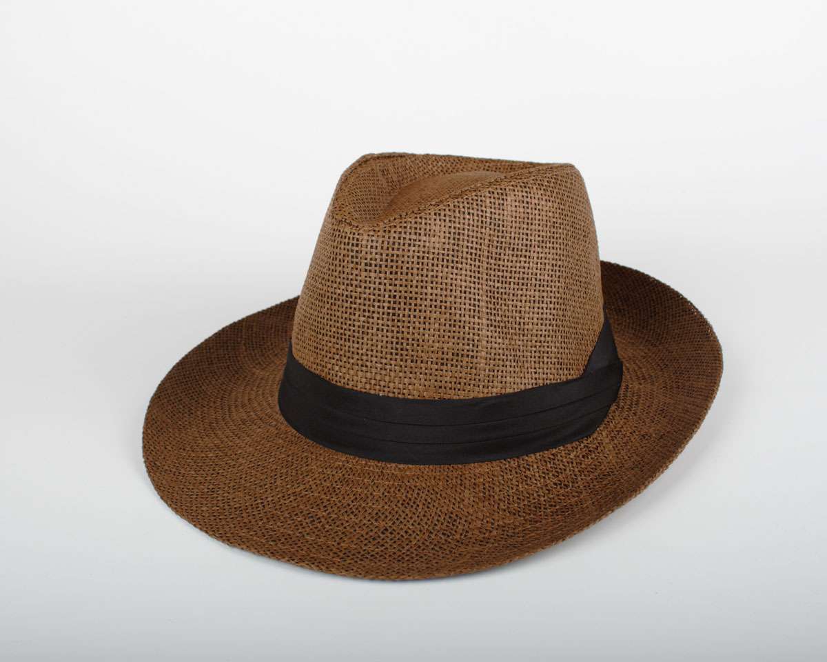 Panama Şapka Koyu Kahverengi