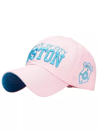 Boston Vintage Pembe Kep Şapka