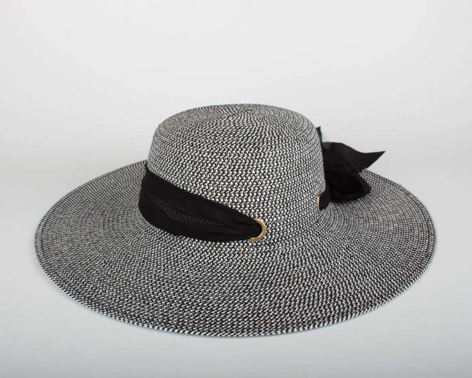 Kadın Siyah Hasır Şapka BYN04