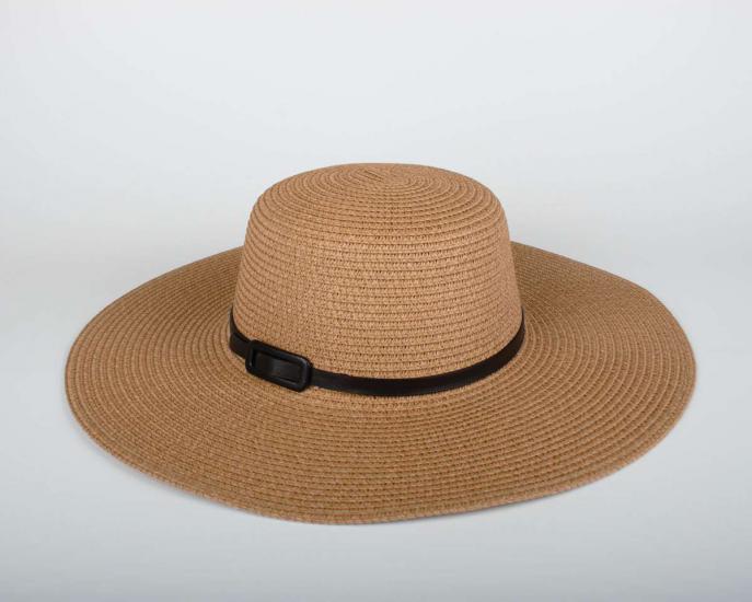 Kadın Kahverengi Hasır Şapka BYN11