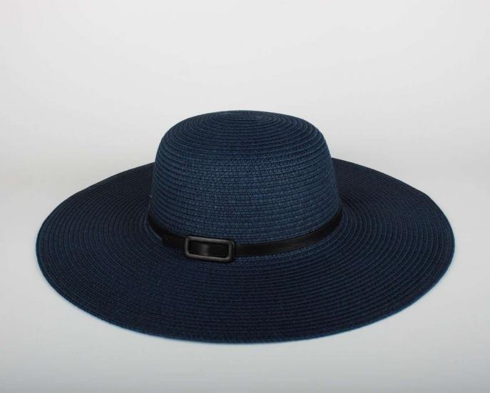 Kadın Lacivert Hasır Şapka BYN11