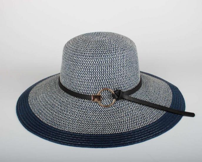 Kadın Lacivert Hasır Şapka BYN12