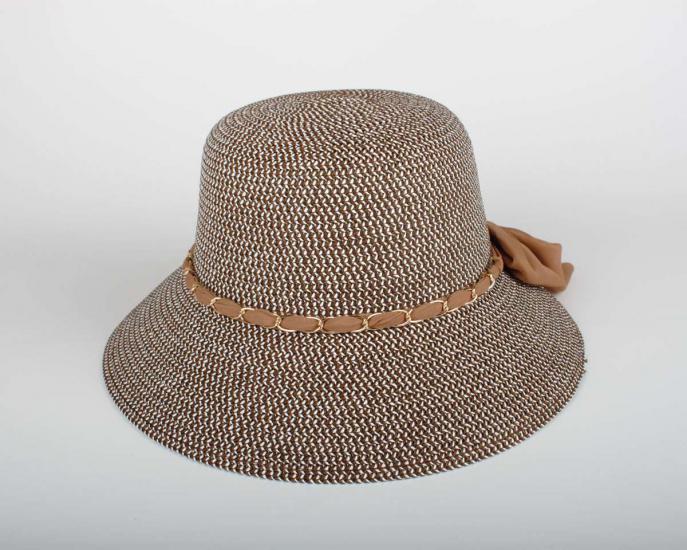 Kadın Açık Kahverengi Hasır Şapka BYN18