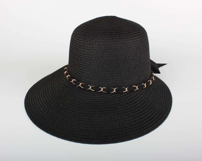 Kadın Siyah Hasır Şapka BYN34