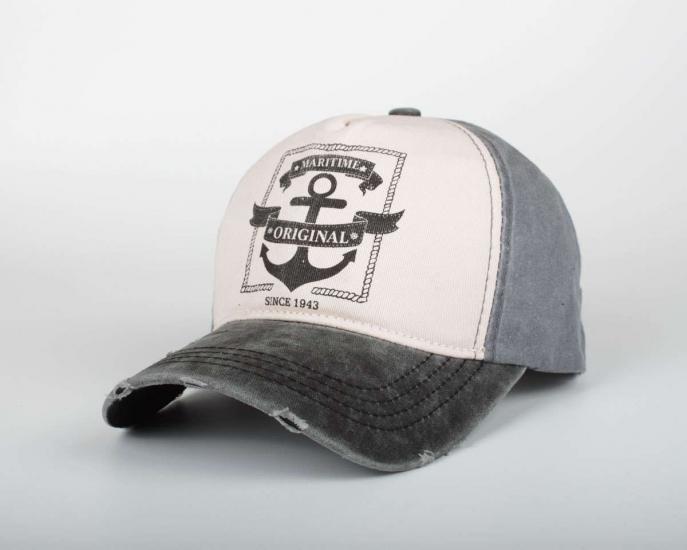Maritime Kep Şapka Gri