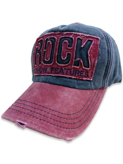Rock Vintage Lacivert Beyzbol Şapka