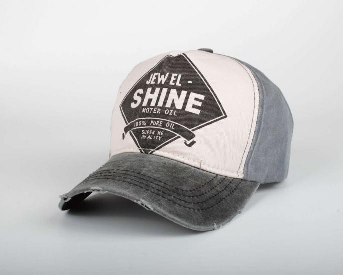 Jewel Shine Kep Şapka Gri