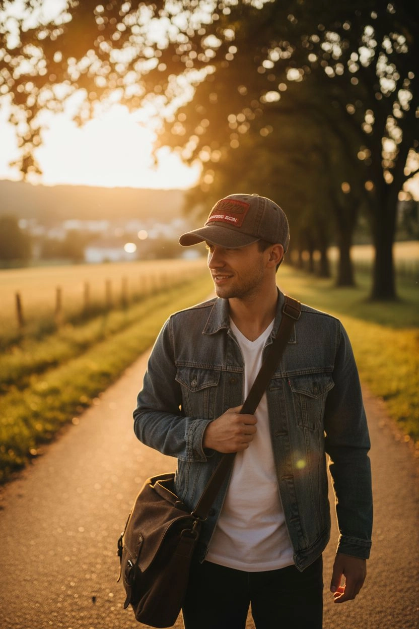 Western Vintage Eskitme Kahverengi Kep Şapka