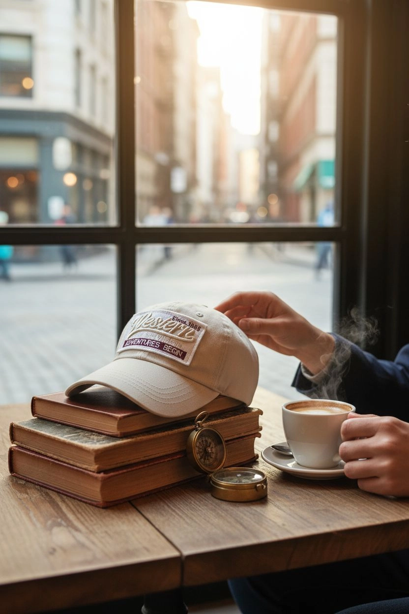 Western Vintage Krem Kep Şapka