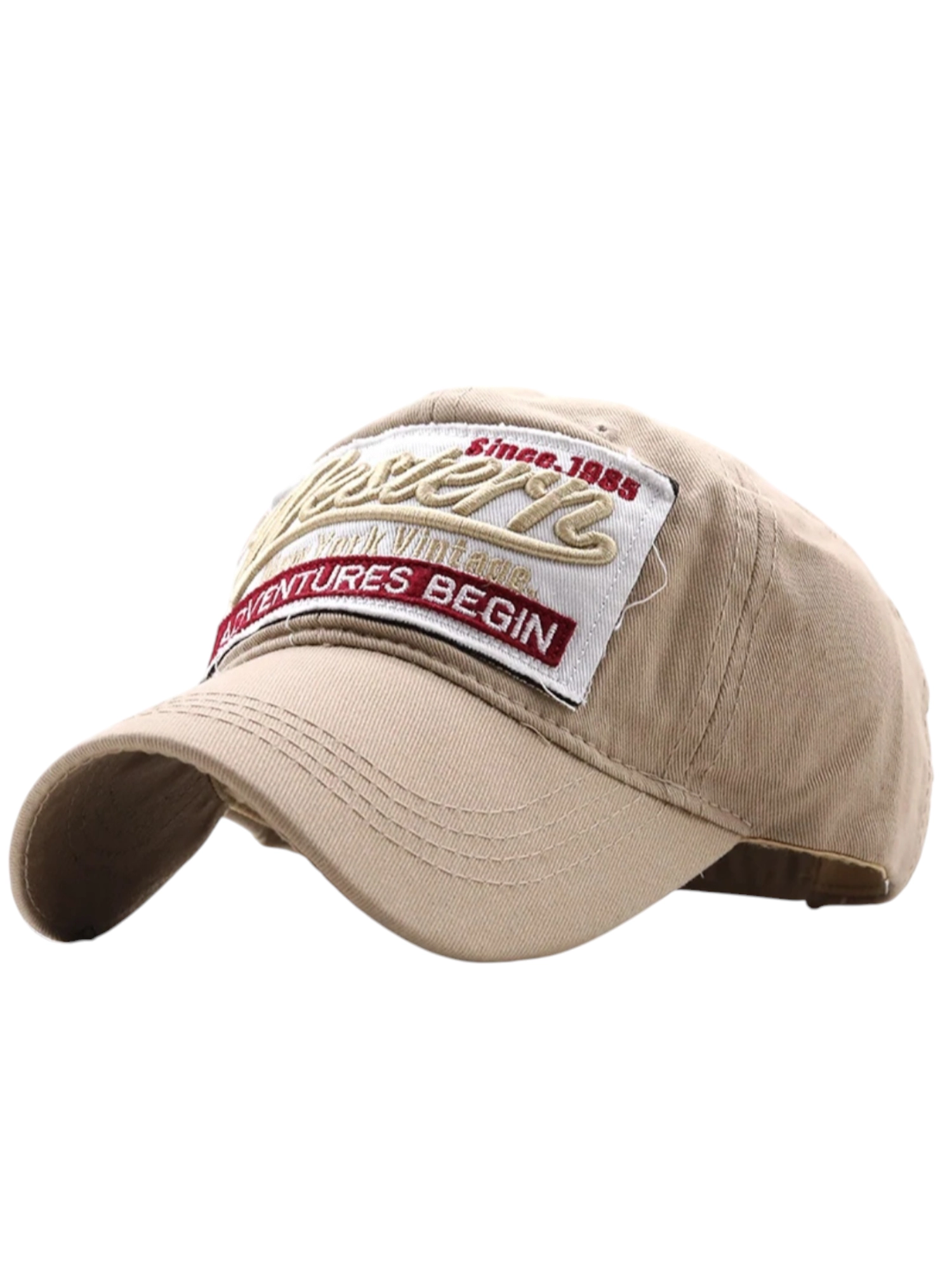 Western Vintage Krem Kep Şapka