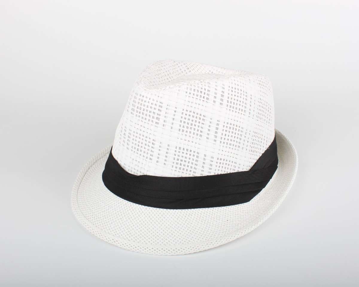 Yazlık Fötr Şapka Beyaz